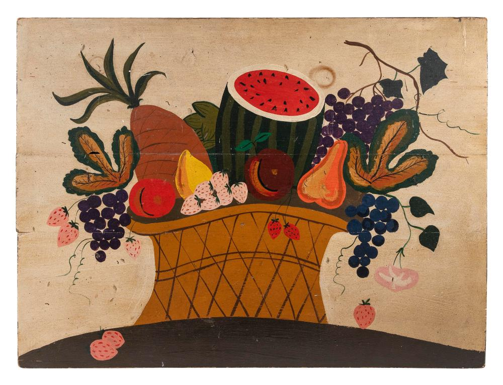 FOLK ART STYLE FIRE BOARD CONTEMPORARY HEIGHT 30 WIDTH 41
