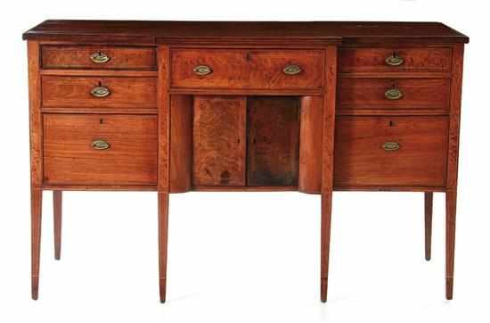 Fayetteville North Carolina Neoclassical inlaid mahogany sideboard circa 1810 rectangular
