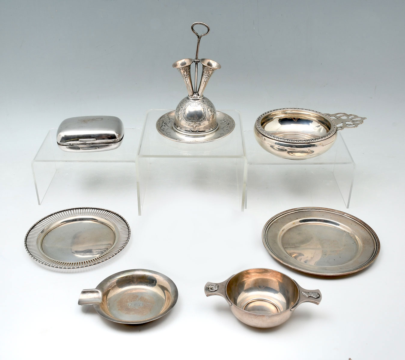 7 PC STERLING SILVER COLLECTION Approx 23 27 Troy ounces
