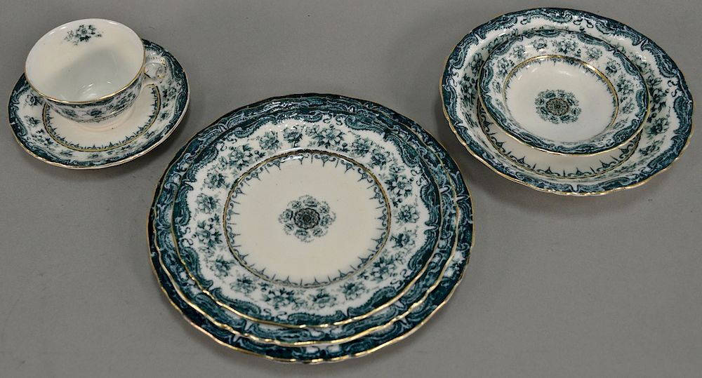 Maddocks dinnerware setting for eleven plus extras 91 total pieces