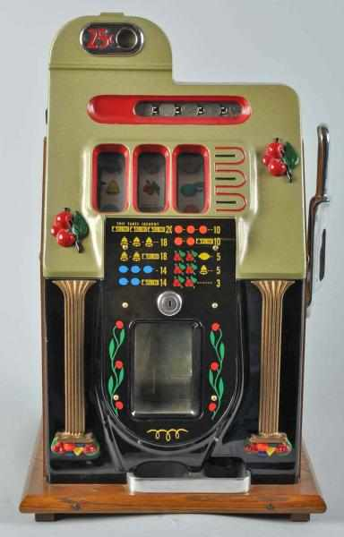 Mills 25 Golden Falls Slot Machine Description Working Early restoration