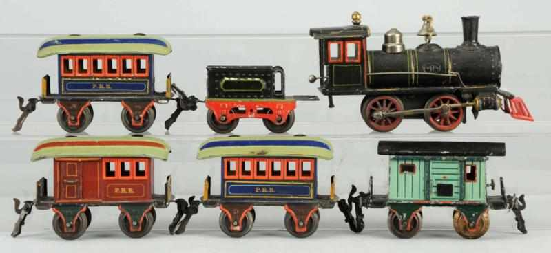 Hand Painted Marklin O Gauge Passenger Train Set German Circa