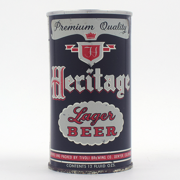 Heritage Beer Pull Tab 75 32Reference USBC 75 32Brewery Tivoli