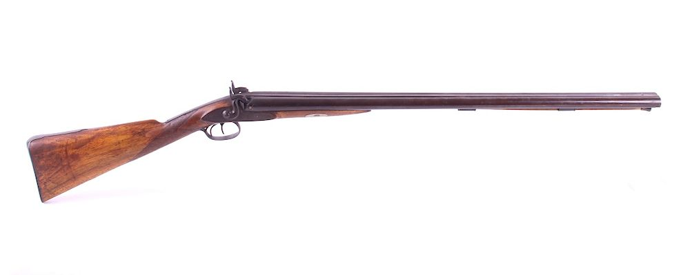 Hollis and Sheath Side by Side Percussion Shotgun High Grade