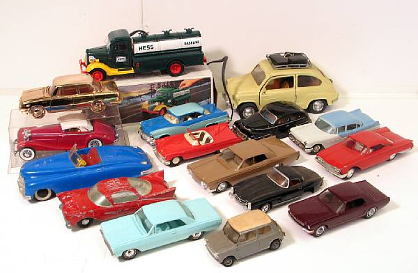 Promotional vehicles Lot includes plastic and metal examples of cars