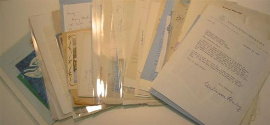 LAWRENCE DAVID HERBERT Collection of over 50 letters to Lawrence