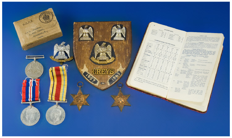 World War Two Group Of Four Military Medals Defence Medal