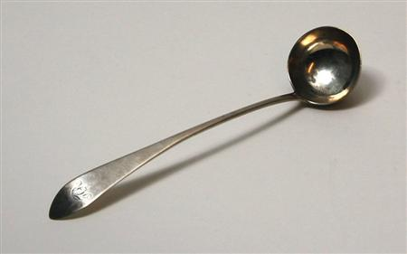 Dundee a Scottish provincial cream ladle Edward Livingstone marked EL