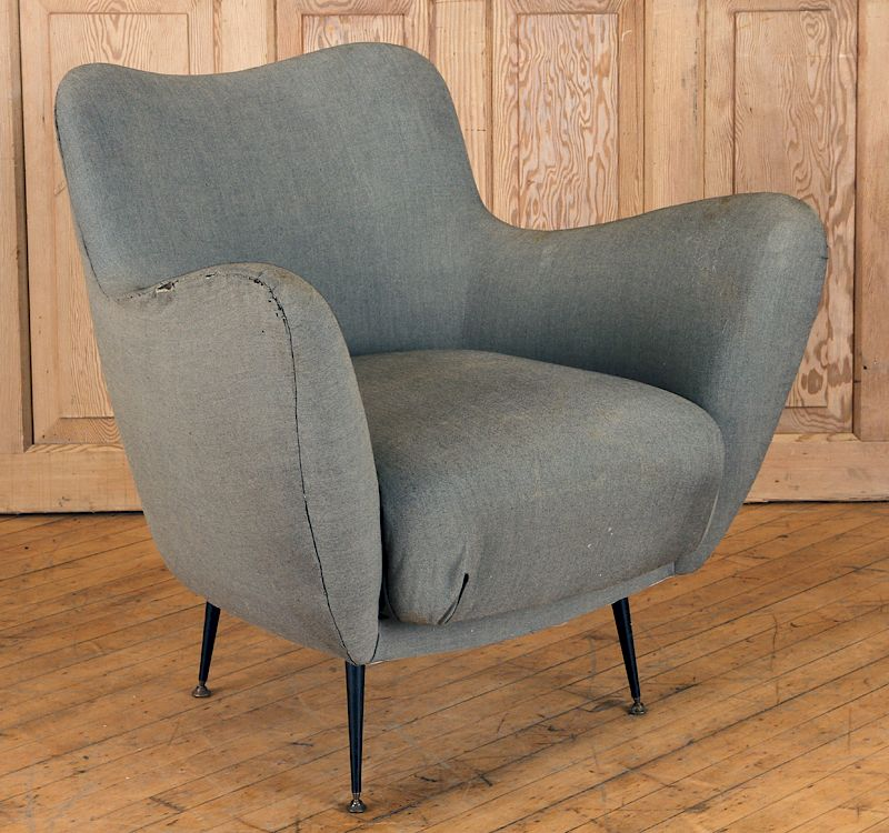 ITALIAN CLUB CHAIRS MANNER OF GIO PONTI C 1960 A