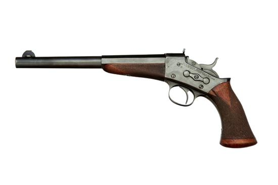 REMINGTON MODEL 1891 TARGET ROLLING BLOCK PISTOL 22S caliber single