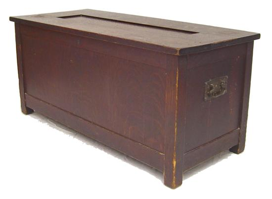 Gustav Stickley cedar lined bride s chest 1912 1916 paper