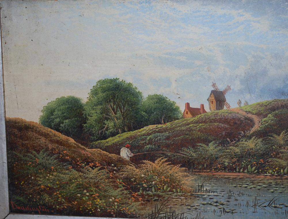 TWO WORKS BY BODDINGTON ON KESTON COMMUNE KENT AND FISHING