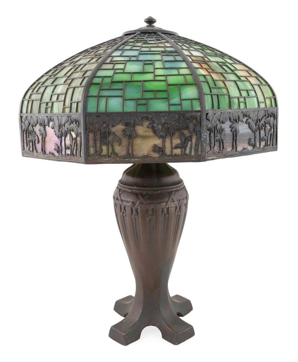 HANDEL TABLE LAMP FIRST QUARTER OF THE 20TH CENTURY HEIGHT