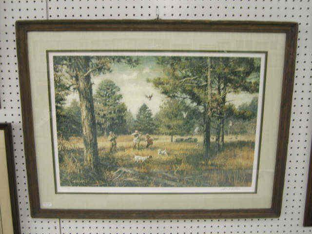 Duck Hunting Print signed numbered proceeds benefit to Humane Society