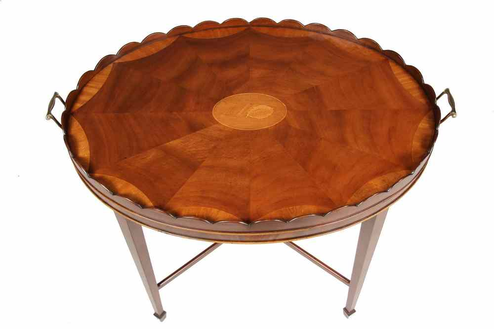 CUSTOM HEPPLEWHITE COFFEE TABLE Custom Hepplewhite Style Coffee Table in