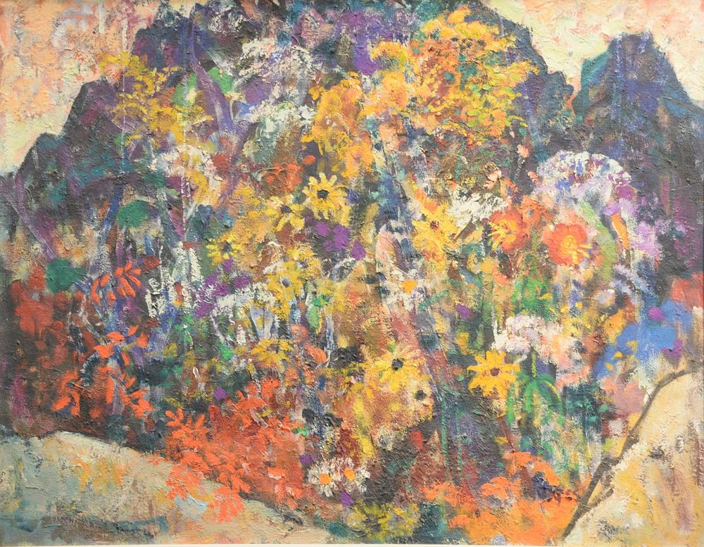 Kenneth Earl Bates American 1895 1973 Lyric oil on canvas