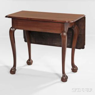 Carved Mahogany Table possibly Salem Massachusetts c 1760 80 the