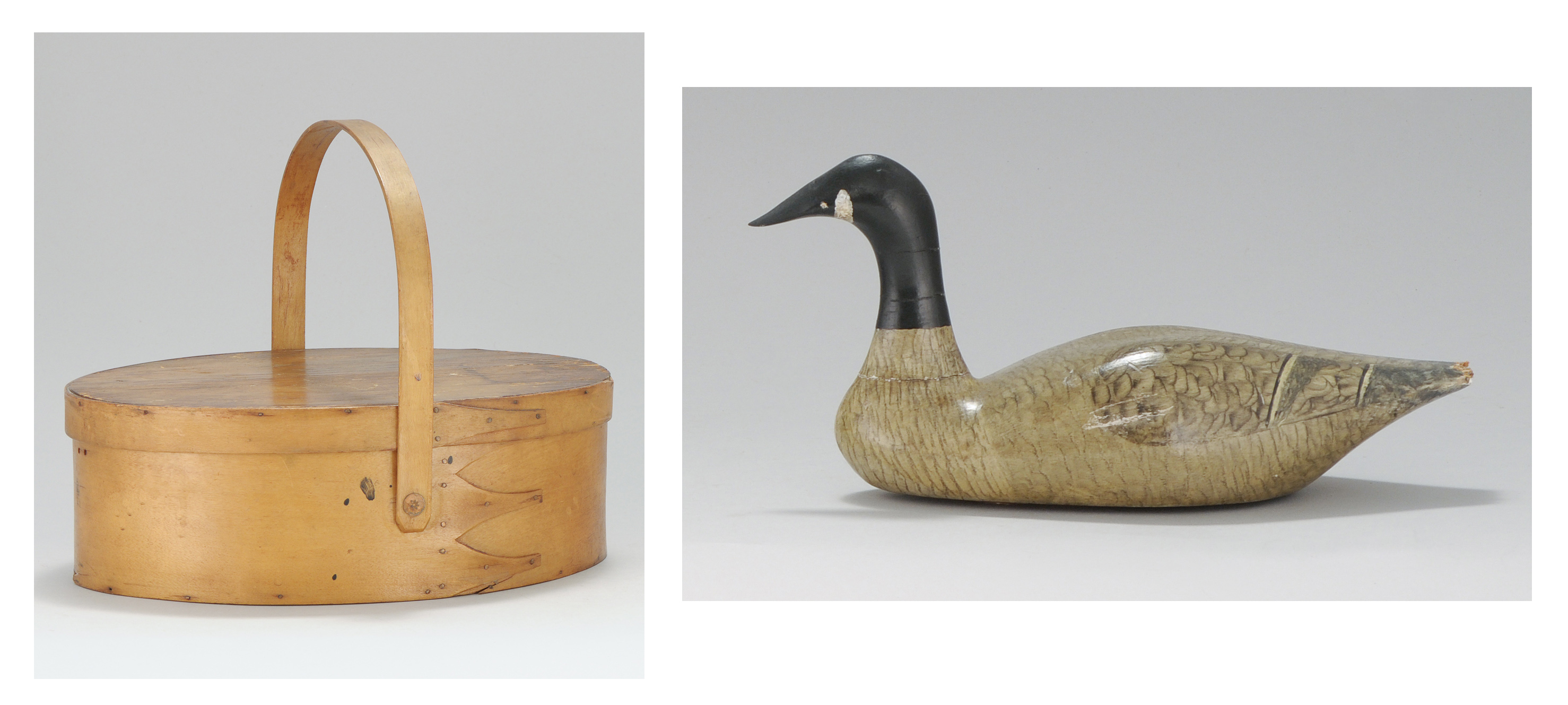 ODD LOT OF TWO ITEMS 1 Miniature Canada goose paperweight