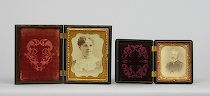 Two 19th Century Cases with Images This lot includes two