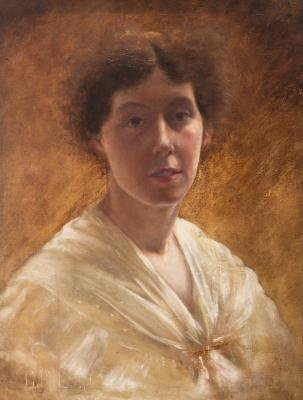 Portrait of a Lady indistinctly signed C H Long 04