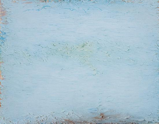 STANLEY ROBERT BOXER American 1926 2000 Unctionpaleinbalmofsnows oil on linen
