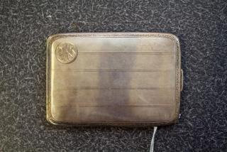 An American Silver Cigarette Case William B Kerry Co Newark