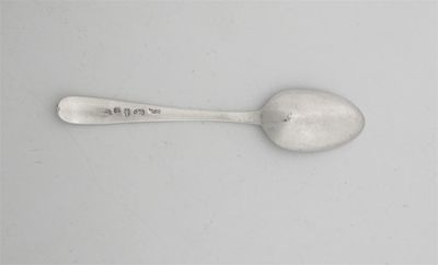 Duty Drawback A rare George III feather edge teaspoon with
