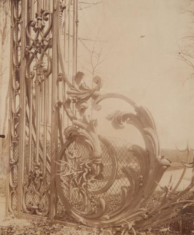 ATGET EUGENE 1857 1927 Two images by Atget of ornamental