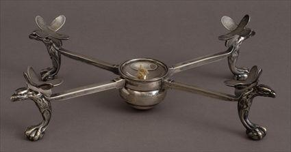 GEORGE III SILVER DISH CROSS Marks for Peter Achambo London