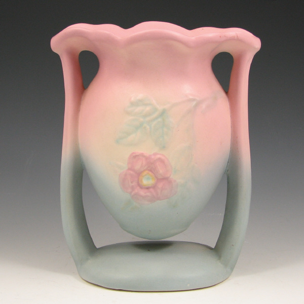 Hull Dogwood 502 6 1 2 Suspended Vase Mint Dogwood