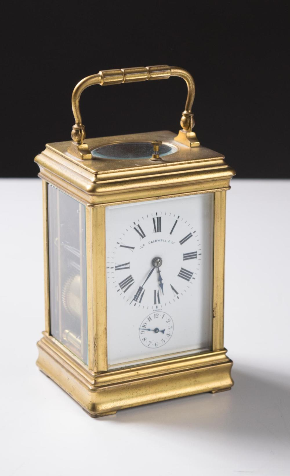 FRENCH REPEATER CARRIAGE CLOCK retailed by J E Caldwell Co