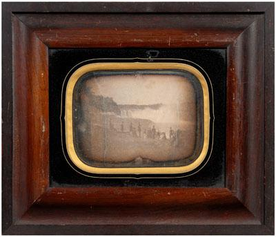 Platt D Babbitt daguerreotype 1853 Niagara Falls at Point View