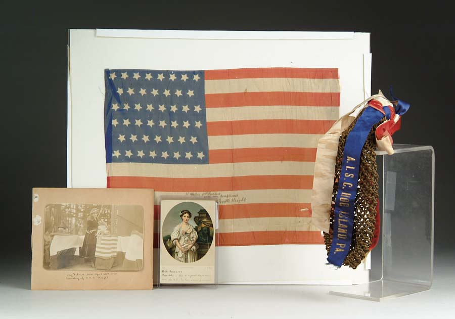 HISTORIC WRIGHT BROTHERS MATERIALS BELONGING TO CLOSE FAMILY FRIEND HELEN