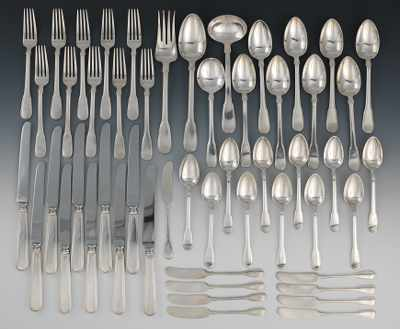 Tiffany Co Sterling Silver Tableware Service for Ten in Hamilton
