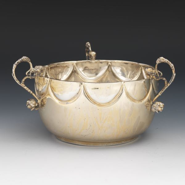 ROBINSON EDKINS ASTON BIRMINGHAM STERLING BOWL 1835 5 H x