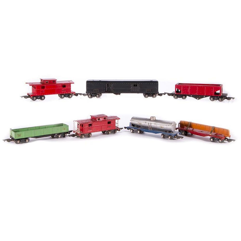 AF Prewar O Gauge Link Coupler Freight Lot w 490