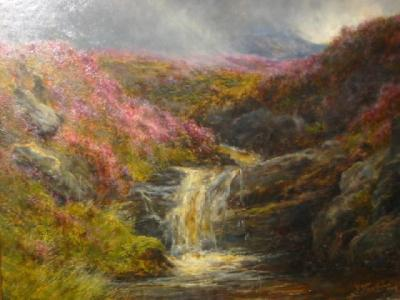 JAMES FAED A Mountain Stream signed on board and dated