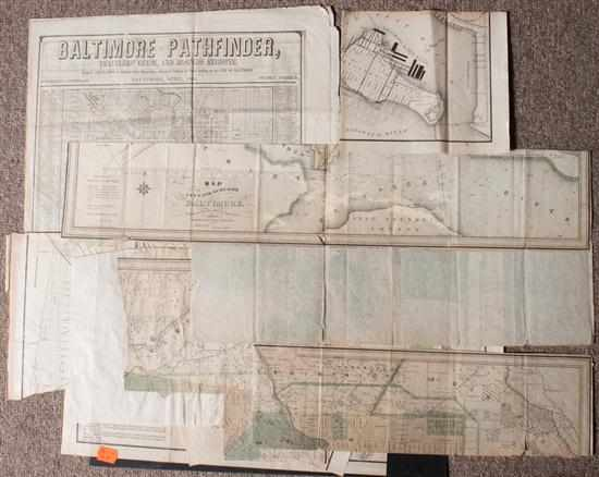 Map Two Baltimore plans 1 Isaac Simmons Map of the