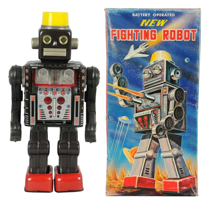 Battery operated Made in Japan by Horikawa New fighting robot
