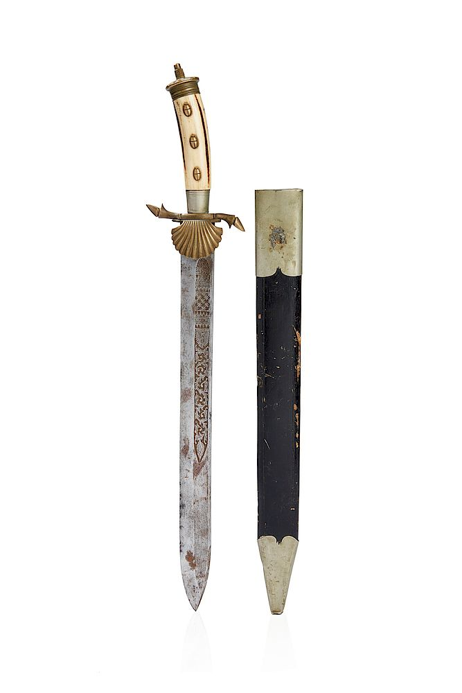 Indonesian Hunting Sword A hunting sword of European style but