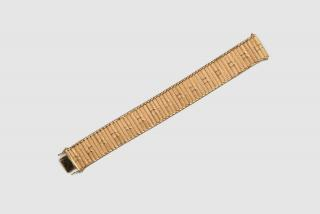 18K Yellow Gold Bracelet 18K Yellow Gold Braceletwith cylindrical links