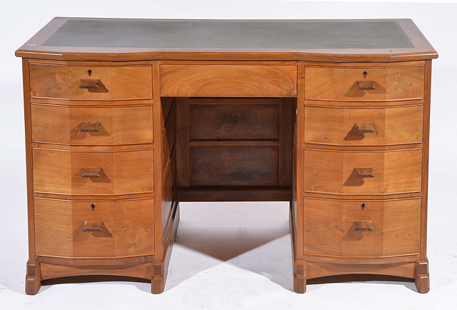 Hugh Birkett British 1919 2002 A Cotswold School walnut pedestal