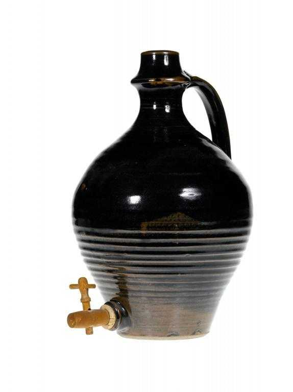 DAVID LEACH OBE 1911 2005 STONEWARE CIDER JAR the strap