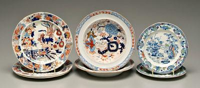 Seven Mason 39 s ironstone plates bowls three plates quot