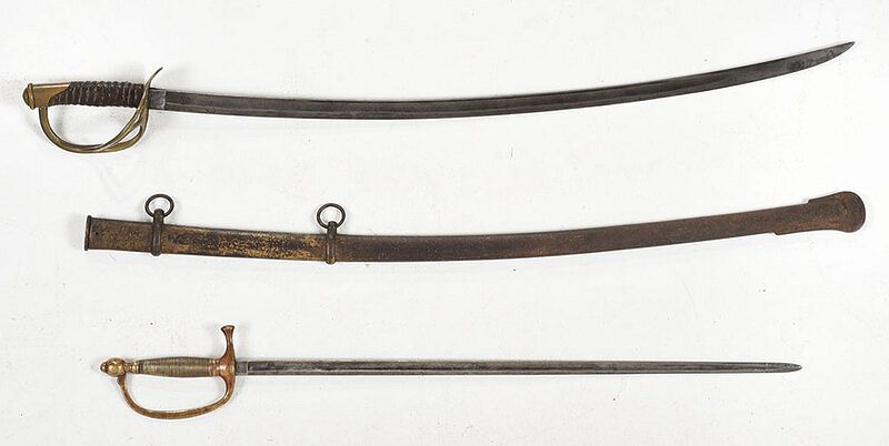 Ames Musician s Sword and Roby Cavalry Saber 1840 model