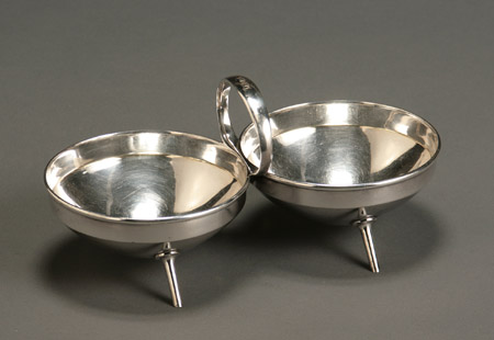 Christopher Dresser Silver Plate Double Bonbon Dish Manufactured by Hukin