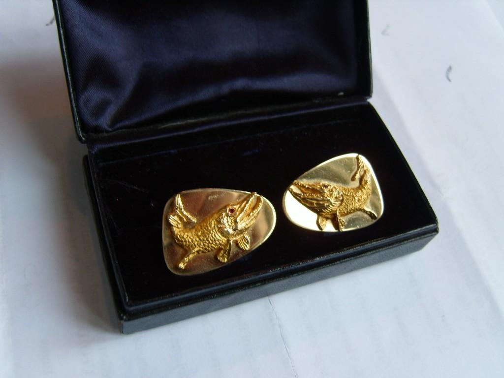 A pair of Tiffany co gent s cufflinks in the