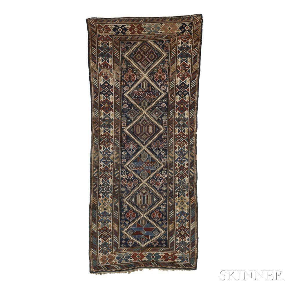 Kuba Long Rug East Caucasus late 19th century the midnight