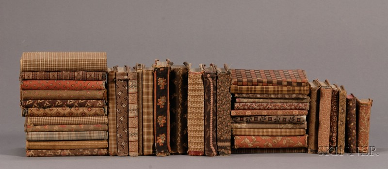 Thirty eight Cloth Covered Books America late 19th century the