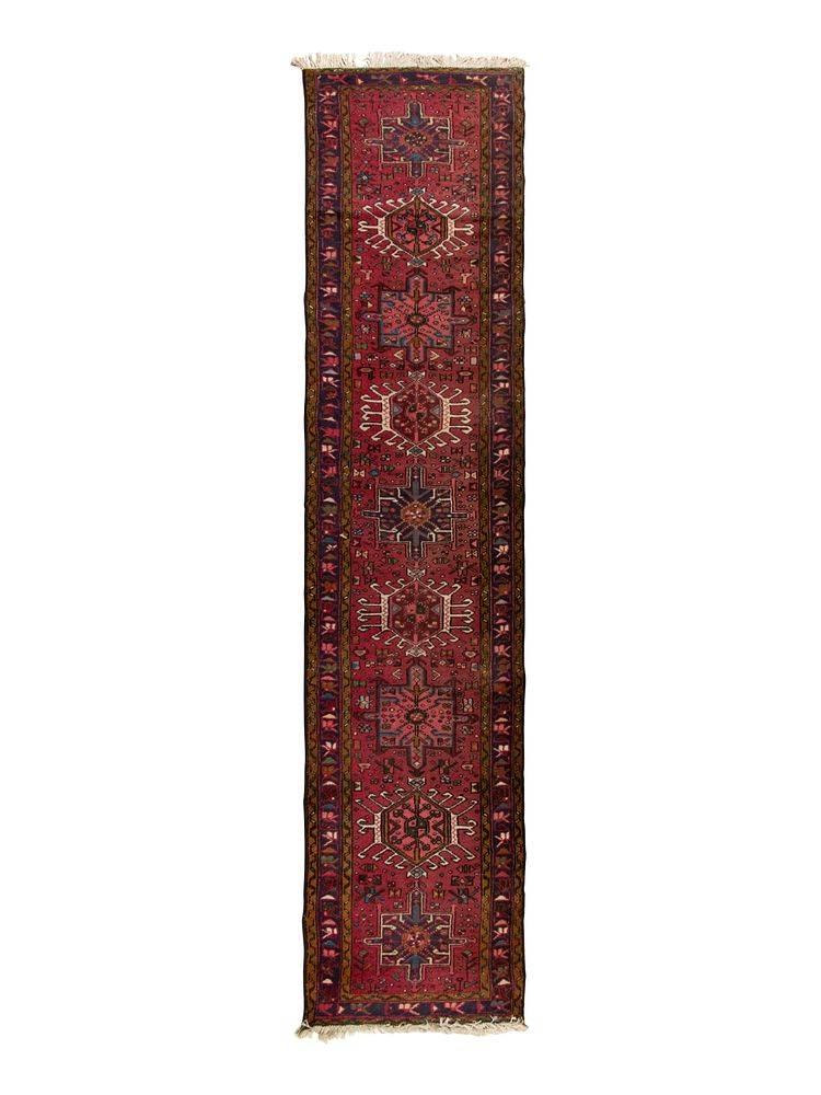 A Heriz Wool Runner A Heriz Wool Runner 10 feet
